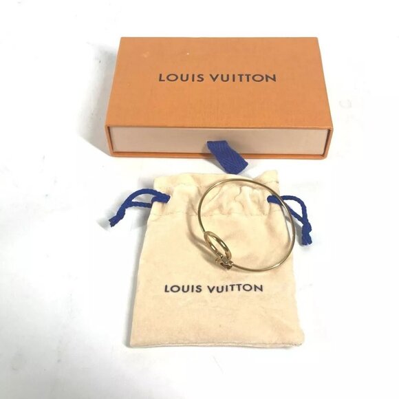 LOUIS VUITTON M00766 Accessories Bracelet-Rigid LV Eclipse Bangle Bracelet - Picture 1 of 10